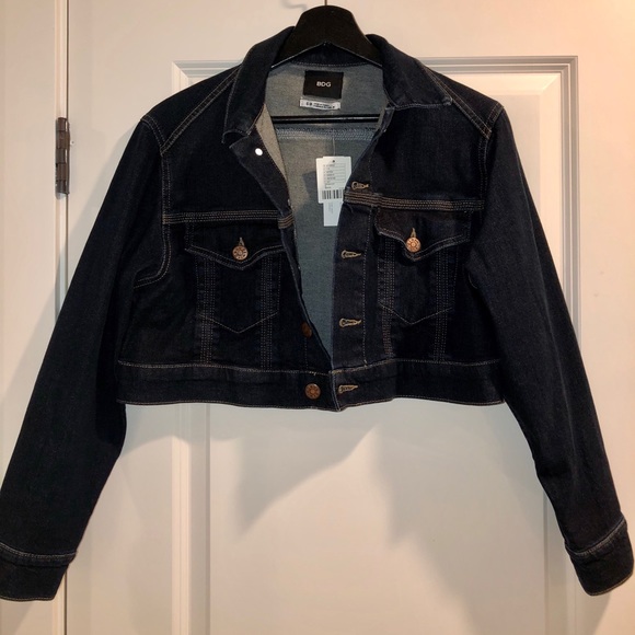 Urban Outfitters Cropped Denim Jacket  // NWT - Picture 3 of 4